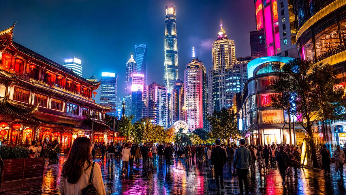 国产视频·上海夜景旅行视频